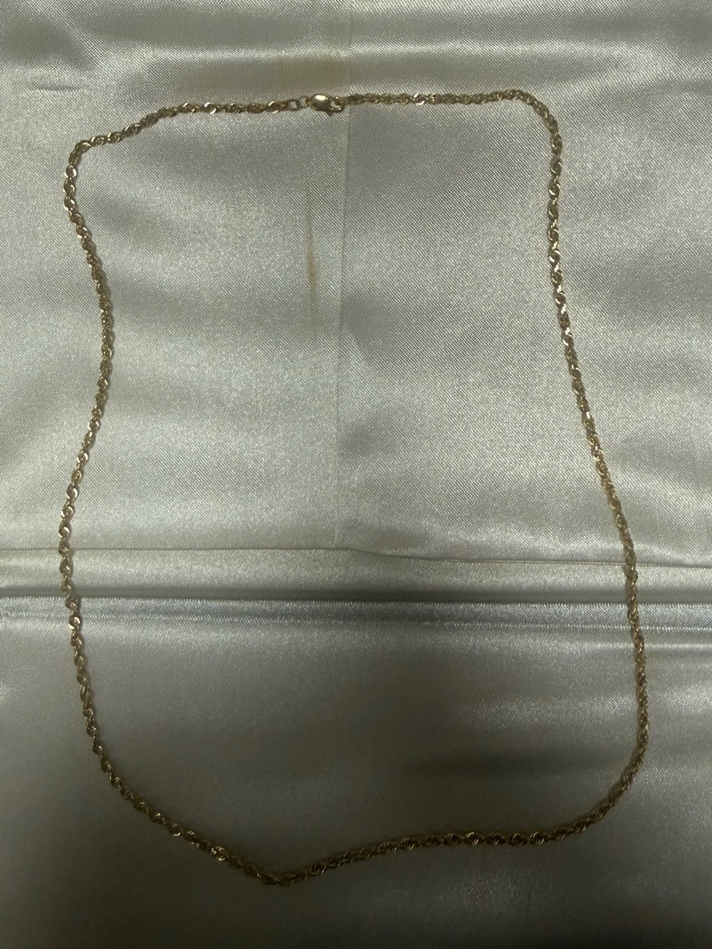 Gold Rope Chain Necklace - Picture 3 of 3